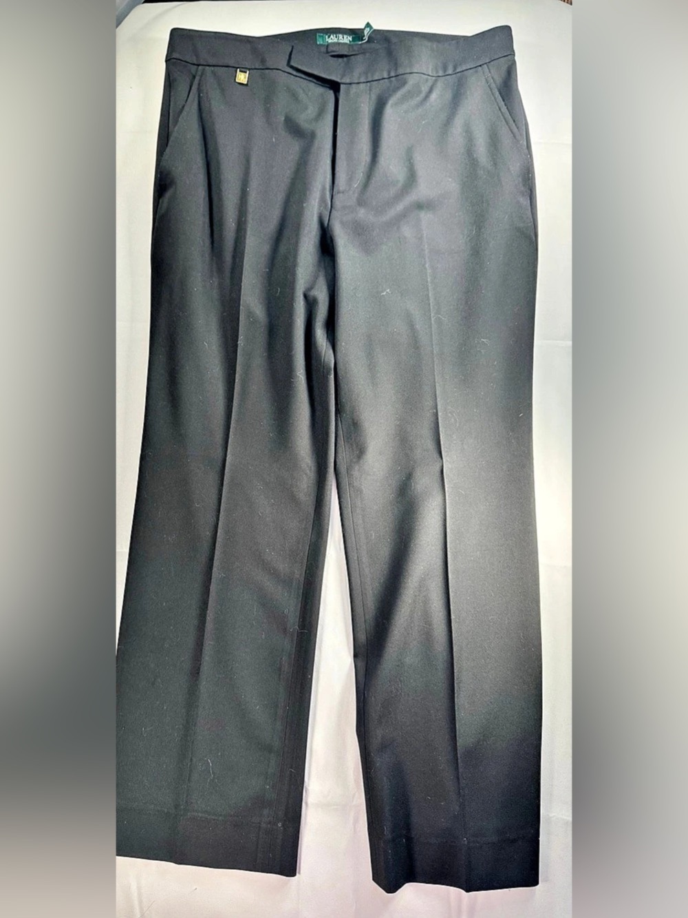 Lauren Ralph Lauren Women's Trousers in Black Size 12 Like New 27.5 inseam